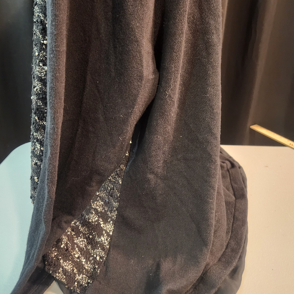 Style & Co. Black and Gold Sequin Blouse - Picture 11 of 13